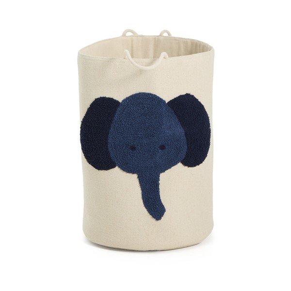 Elevandiluu värvi riidest laste mänguasjakorv ø 35x50 cm Tandani - Kave Home