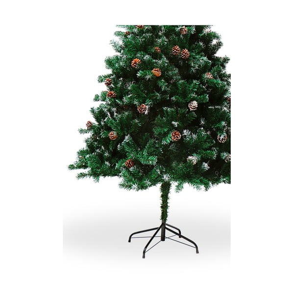 Umělý vánoční stromek se šiškami, výška 1,8 m-image-2