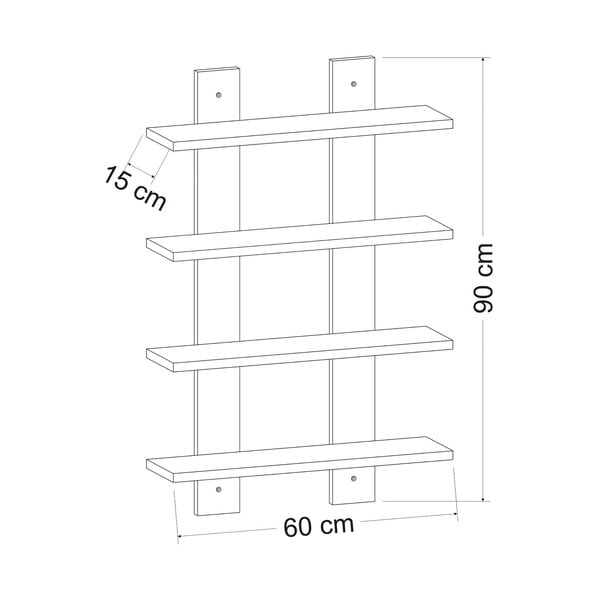 Valge riiul Laurel - Kalune Design-image-2