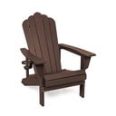 Pruun plastikust aia tugitool Adirondack - Bonami Selection