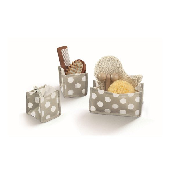 Sada 3 béžových úložných taštiček Cosatto Jolie