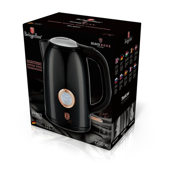 Must veekeetja 1,7 l Black Rose Collection - BerlingerHaus-image-3