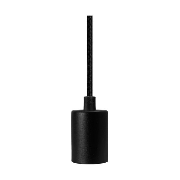 Must rippvalgusti metallist varju ø 5 cm Cero - Sotto Luce-image-1