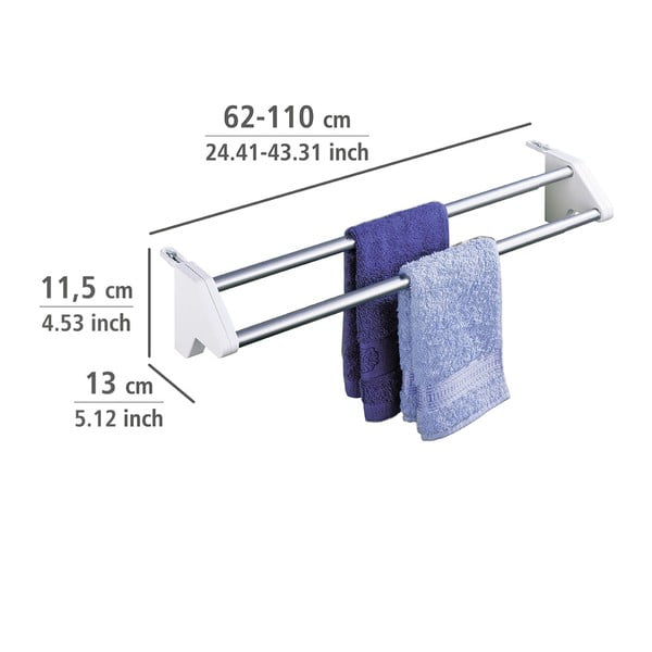 Reguleeritav rõivakuivati radiaator Standard - Wenko-image-3