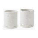 2 valge poti komplekt, ø 26 cm Terrazzo - Bonami Selection