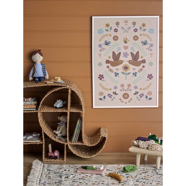 Rotangist riiul lastele Elmar - Bloomingville Mini-image-2