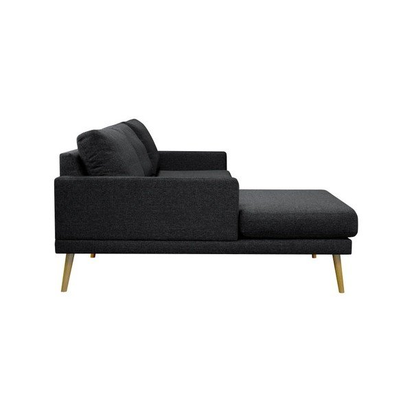 Černá rohová pohovka Windsor & Co Sofas, levý roh-image-4