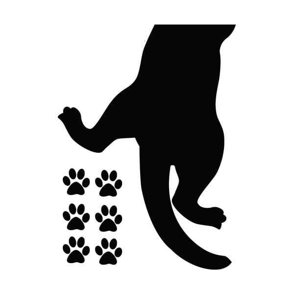 Cat Footprints kleebis - Ambiance-image-1