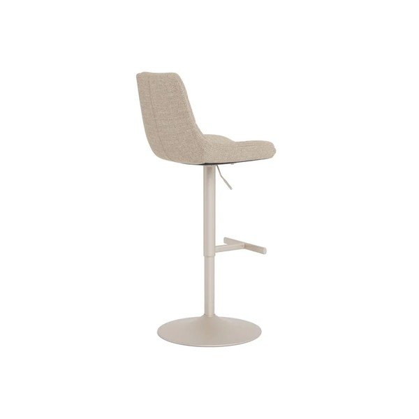 Beežid polsterdatud baaritoolid (2 tk komplektis), reguleeritava kõrguse/pöördega (istme kõrgus 65 cm) Adisa - Actona-image-4