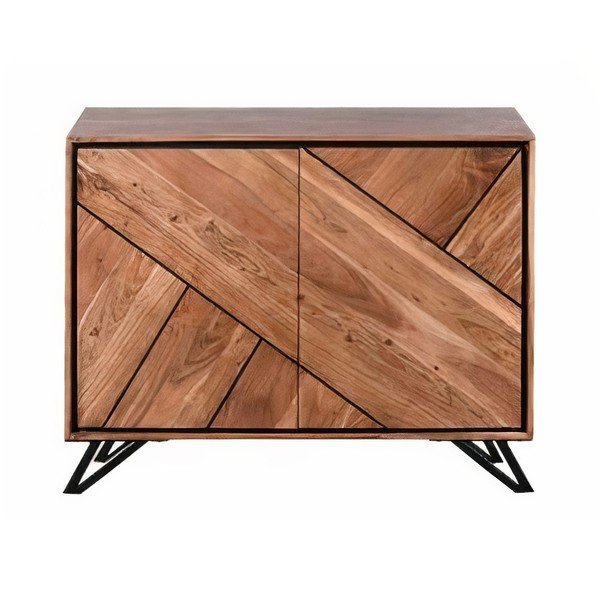 Akaatsia täispuidust kapp 120x78x40 cm Ambala - Interia Home & Living