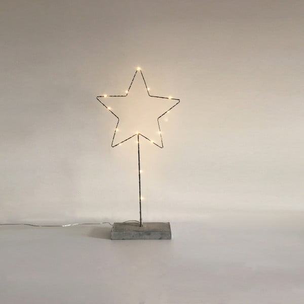 Stolní LED lampa s betonovým podkladem Opjet Paris Star