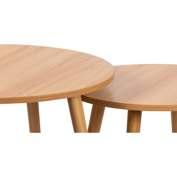 Ümmargused diivanilauad 2tk komplektis ø 60 cm Luke – Bonami Essentials-image-3