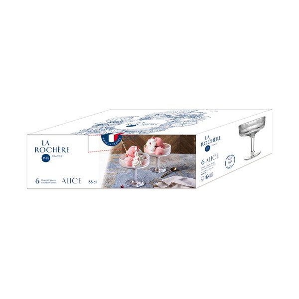 Klaasist jäätisekauss 370 ml - La Rochére-image-3