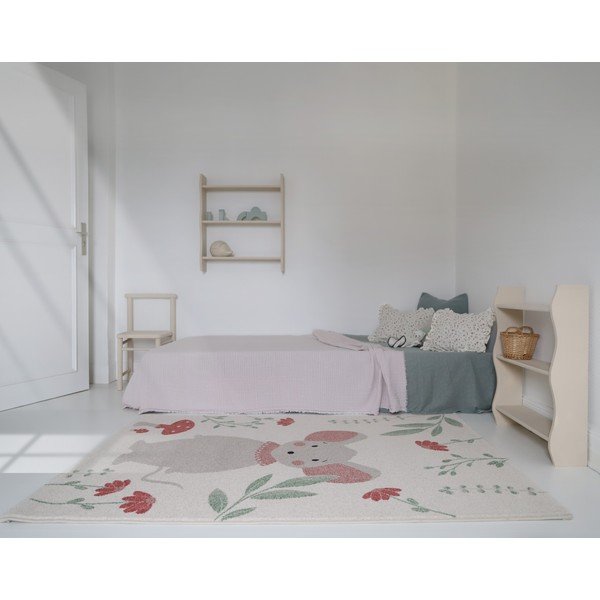 Kreem laste vaip 120x170 cm Poly - Nattiot-image-2