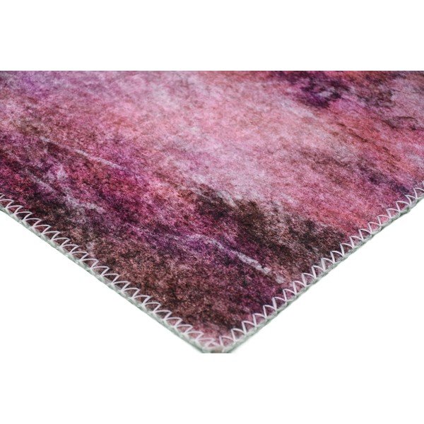 Valge/roosa pestav vaip 50x80 cm - Vitaus-image-2