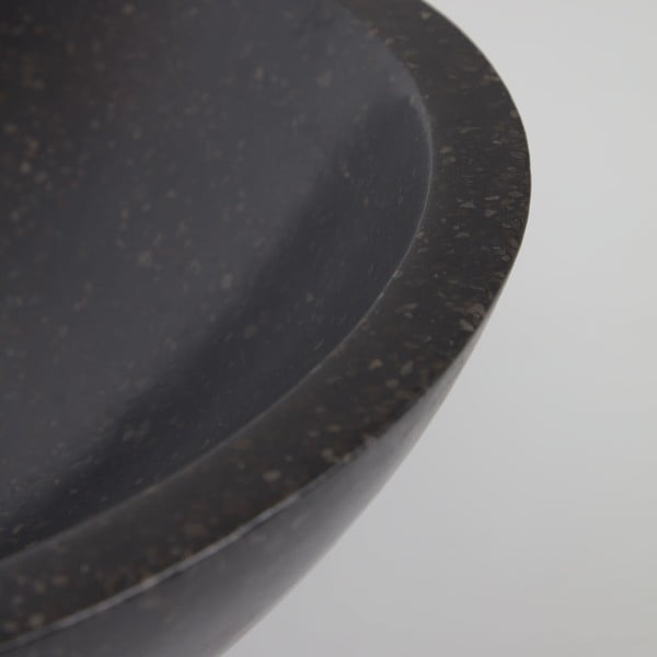 Must terrazzo valamu, ø 40 cm Sunday - Kave Home-image-3