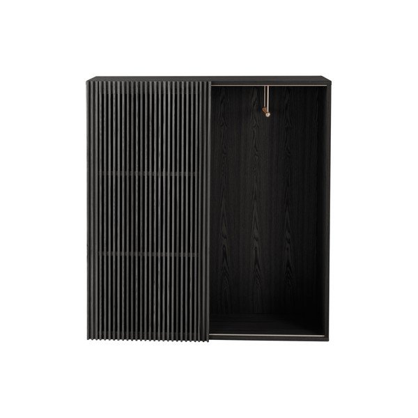 Must esikukomplekt saarepuust dekooriga 110x120x40 cm Sion - Jotex-image-3