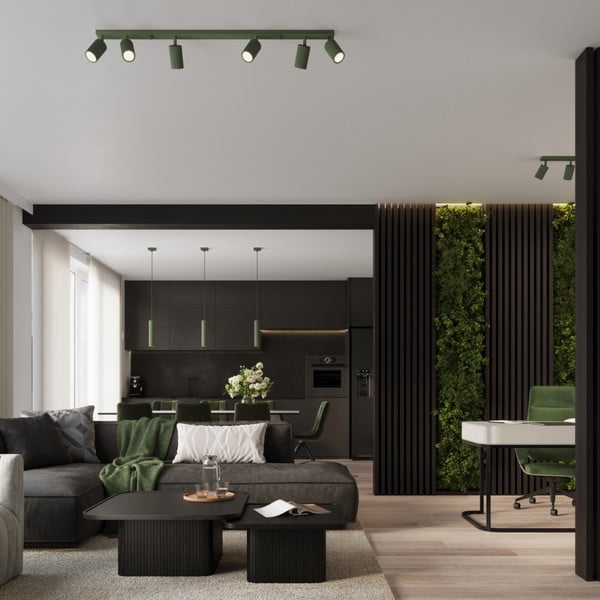 Roheline laevalgusti 6,5x81 cm Gleam - Sollux-image-1