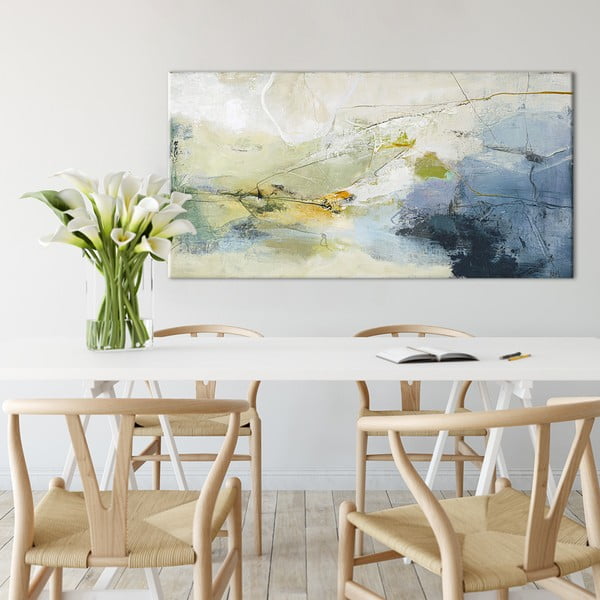 Käsitsi maalitud elementidega maal 140x70 cm Alight - Malerifabrikken-image-1