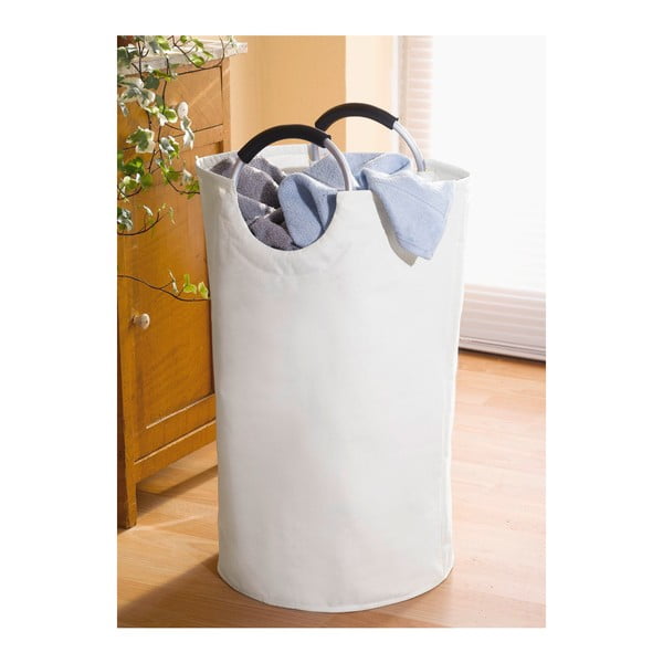 Valge tekstiilist prügikast sorteeritud jäätmete jaoks 69 l Jumbo - Wenko-image-2