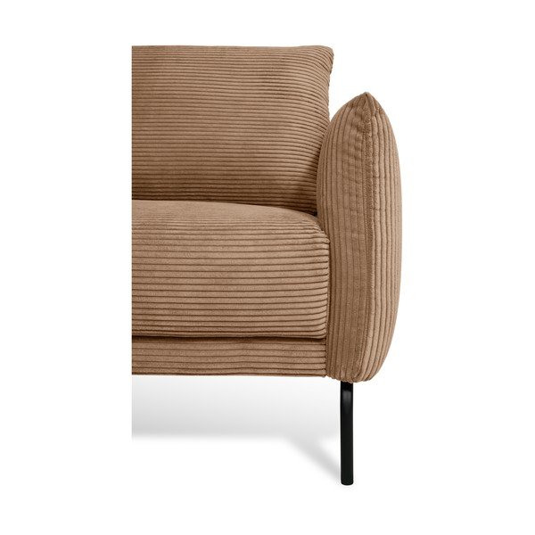 Helepruun velvetist diivan 212 cm Venray - Scandic-image-3
