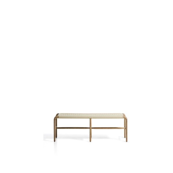 Beež/naturaalsest puidust aiapink Alipa - Kave Home-image-4