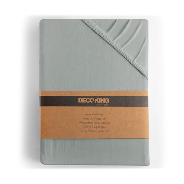 Helehall trikotaažist kummiga lina 90x200cm Amber – Restilo-image-4