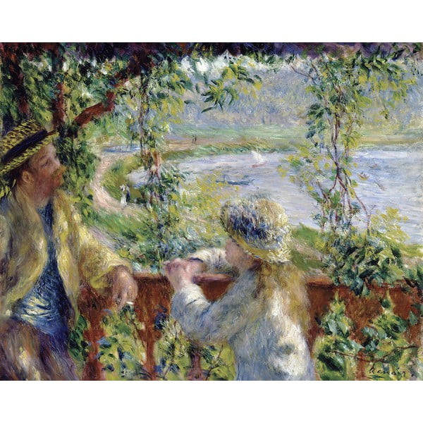 Maali reproduktsioon, 50 x 45 cm. Auguste Renoir - By the Water - Fedkolor