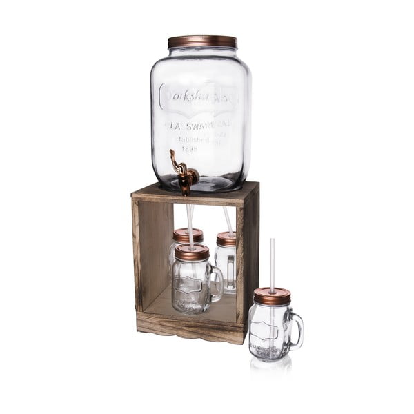 Limonaadikonteiner koos klaasidega 8,8 l - Orion-image-1