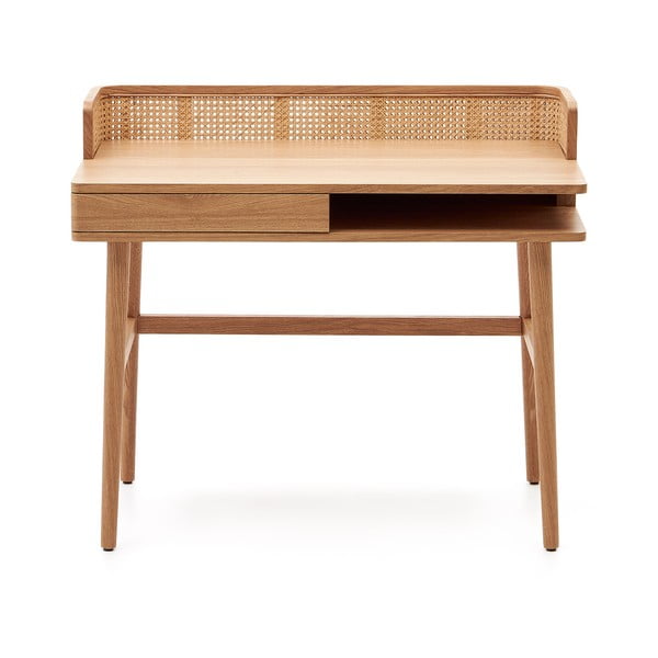 Töölaud tuhapuu dekooriga 62x105 cm Araxi - Kave Home-image-2