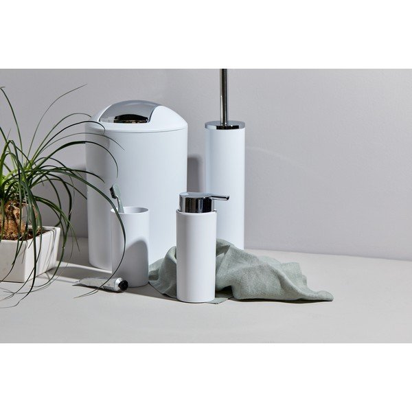 Valge plastikust vannitoatarvikute komplekt Calvo - Wenko-image-1