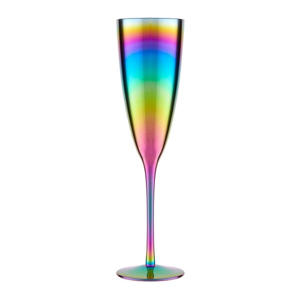 Sada 4 sklenic na šampaňské s duhovým efektem Premier Housewares Rainbow, 290 ml-image-1