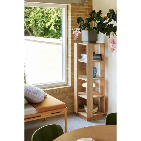 Tammepuidust raamaturiiul 45x140x45 cm Merge - Hübsch-image-1