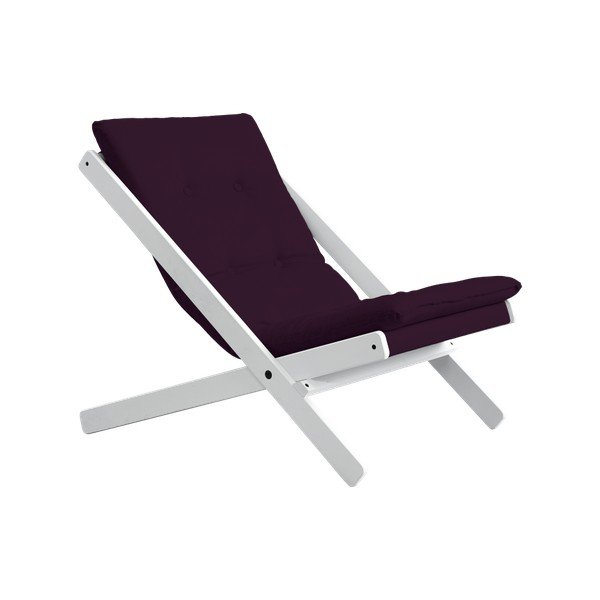 Skládací křeslo Karup Boogie White/Purple Plum-image-2