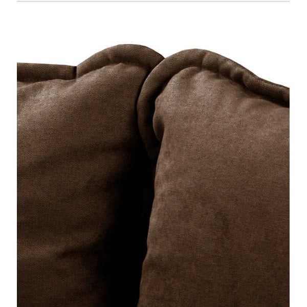 Tumepruun diivan 193 cm Beata - Ropez-image-1