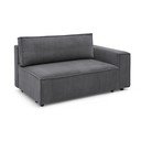 Tumehall velvetist diivanimoodul, parem nurk  Nihad modular - Bobochic Paris