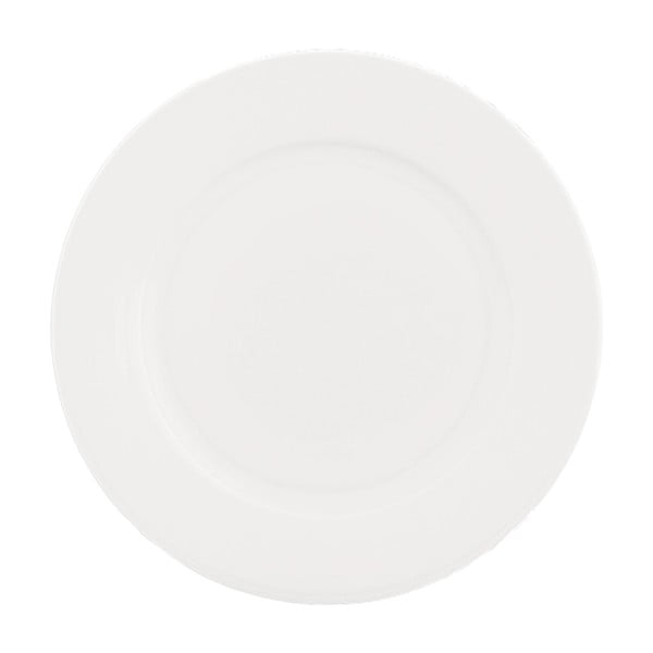 Valged portselantaldrikud 6tk komplektis ø 27 cm Ala – Villa Altachiara-image-1