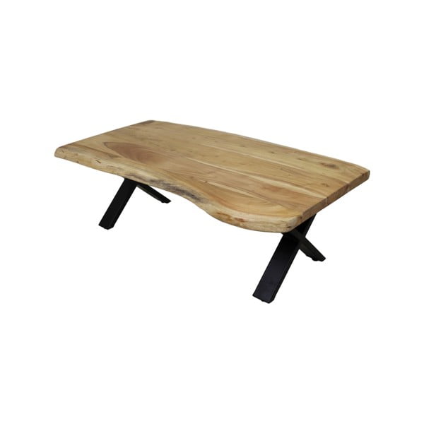 Konferenční stolek z neopracovaného akáciového dřeva HSM collection, délka 120 cm