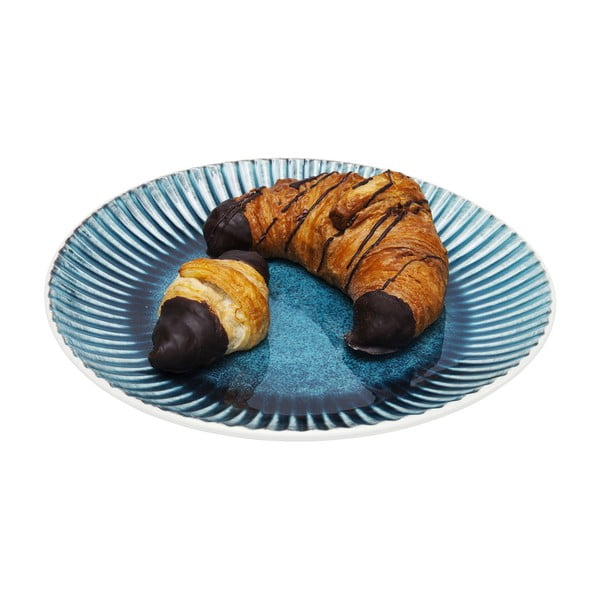 Sinine keraamiline taldrik Rimi, ⌀ 29 cm Mustique - Kare Design-image-2