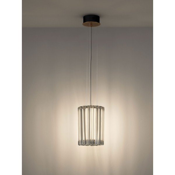 Terasest hämardatav LED-rippvalgusti messingivärvis, ø 22 cm Nol - Nova Luce-image-3