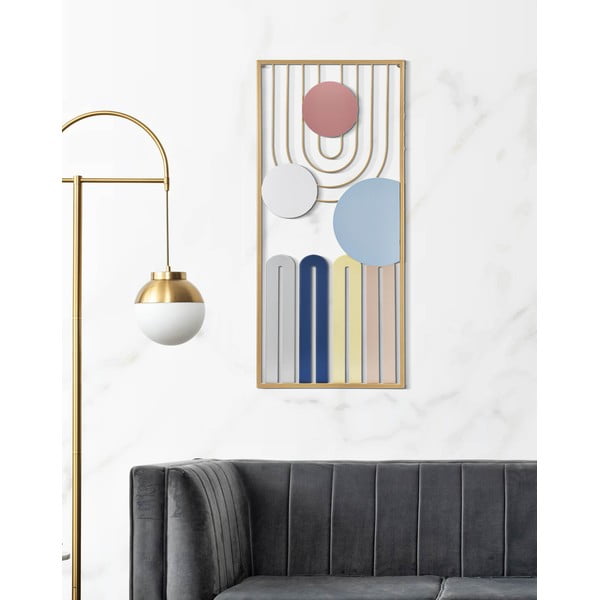 Metallist seinakaunistus 37x84 cm Colorful - Mauro Ferretti-image-2