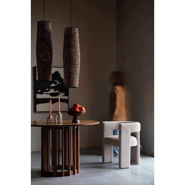 Kreem käetugedega söögitool Medina - Dutchbone-image-1