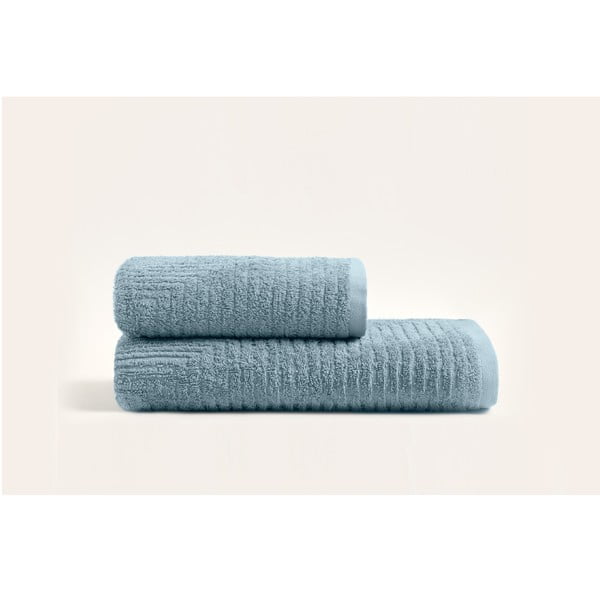 Sinised puuvillased rätikud ja vannirätikud 2-st komplektis - Foutastic