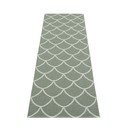 Roheline sise/välisvaip 70x225 cm Kotte Army Sage – Pappelina