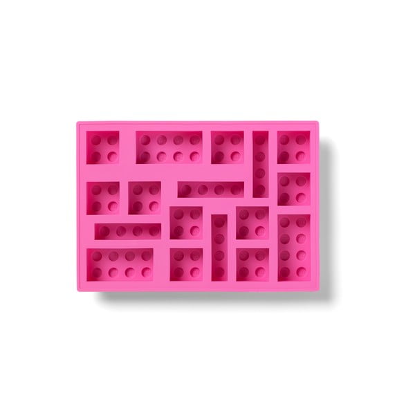 Roosa silikoonist jäävorm tükkide kujulise jää jaoks Iconic - LEGO®
