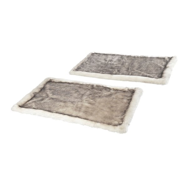 2 pruuni vaiba komplekt voodile Soft, 90 x 140 cm Natural - Mint Rugs