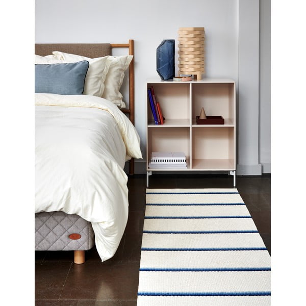 Sinine-kreem sise/välisvaip 70x180 cm Olle Blue Vanilla – Pappelina-image-2