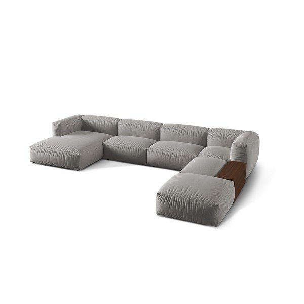 Helehall modulaarne nurgadiivan (parem nurk/U) Martina - Micadoni Home-image-1