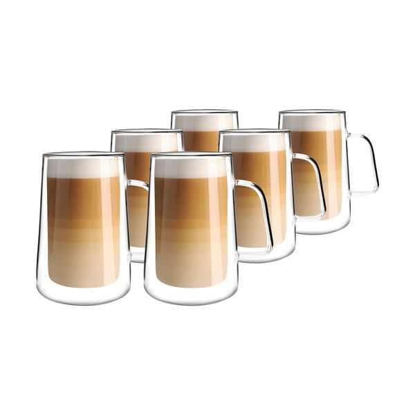 Komplekt 6 topelt seinaga kruusi, 300 ml Diva - Vialli Design-image-3