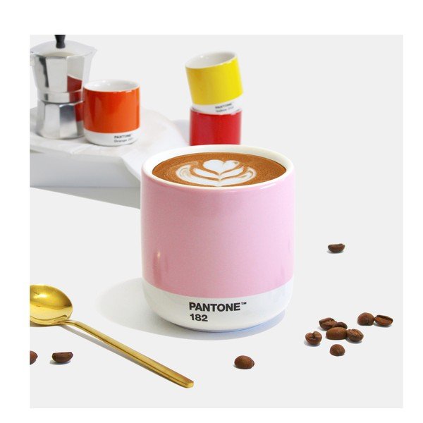 Roosa keraamiline kruus 175 ml Cortado Light Pink 182 - Pantone-image-2